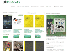 Tablet Screenshot of probooks.com.br